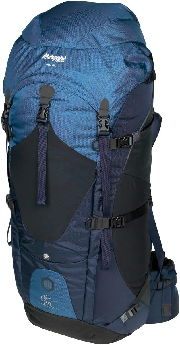 Bergans of Norway Rask 60L Backpack - O/S - Blue/Navy
