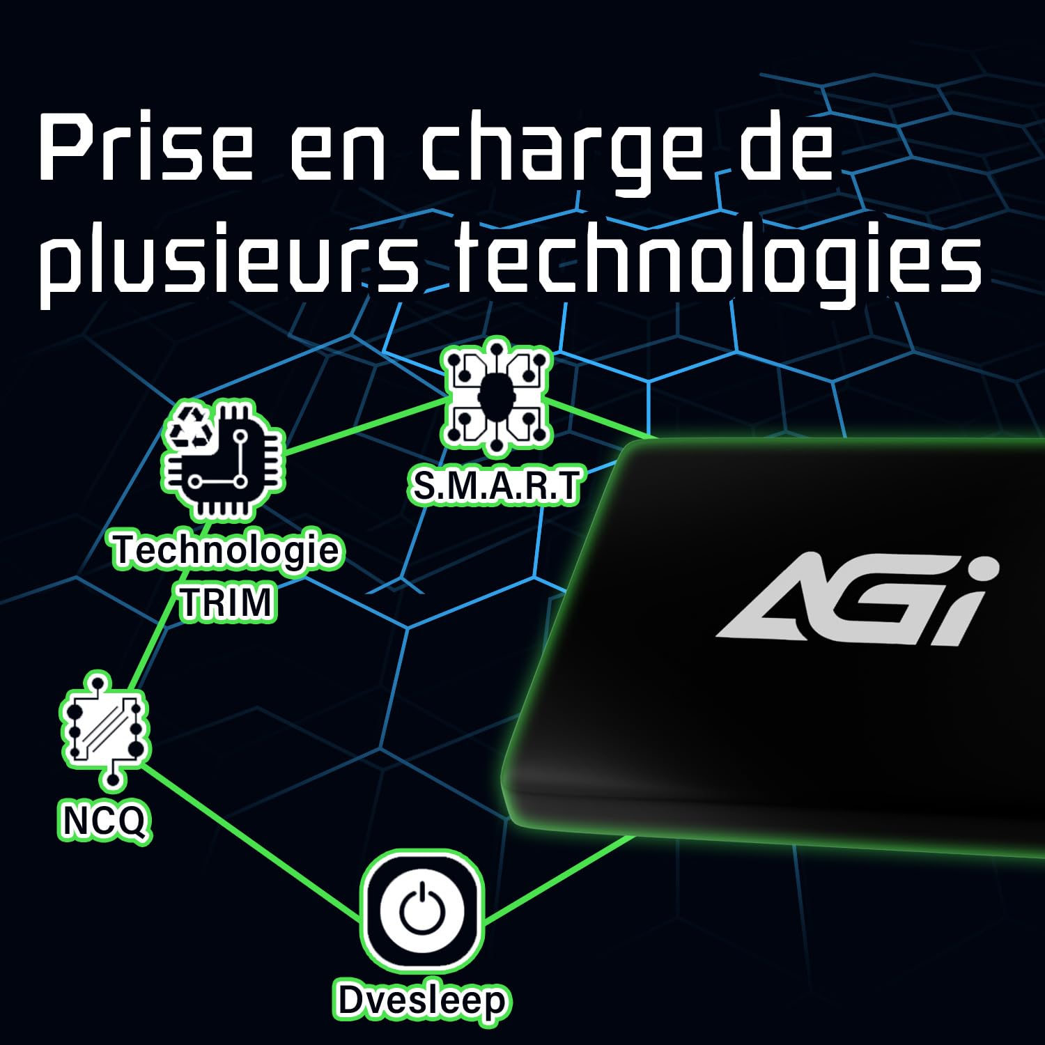 AGI TECHNOLOGY Hard Drives Model AGI SSD Internal SATA 1TB 2.5