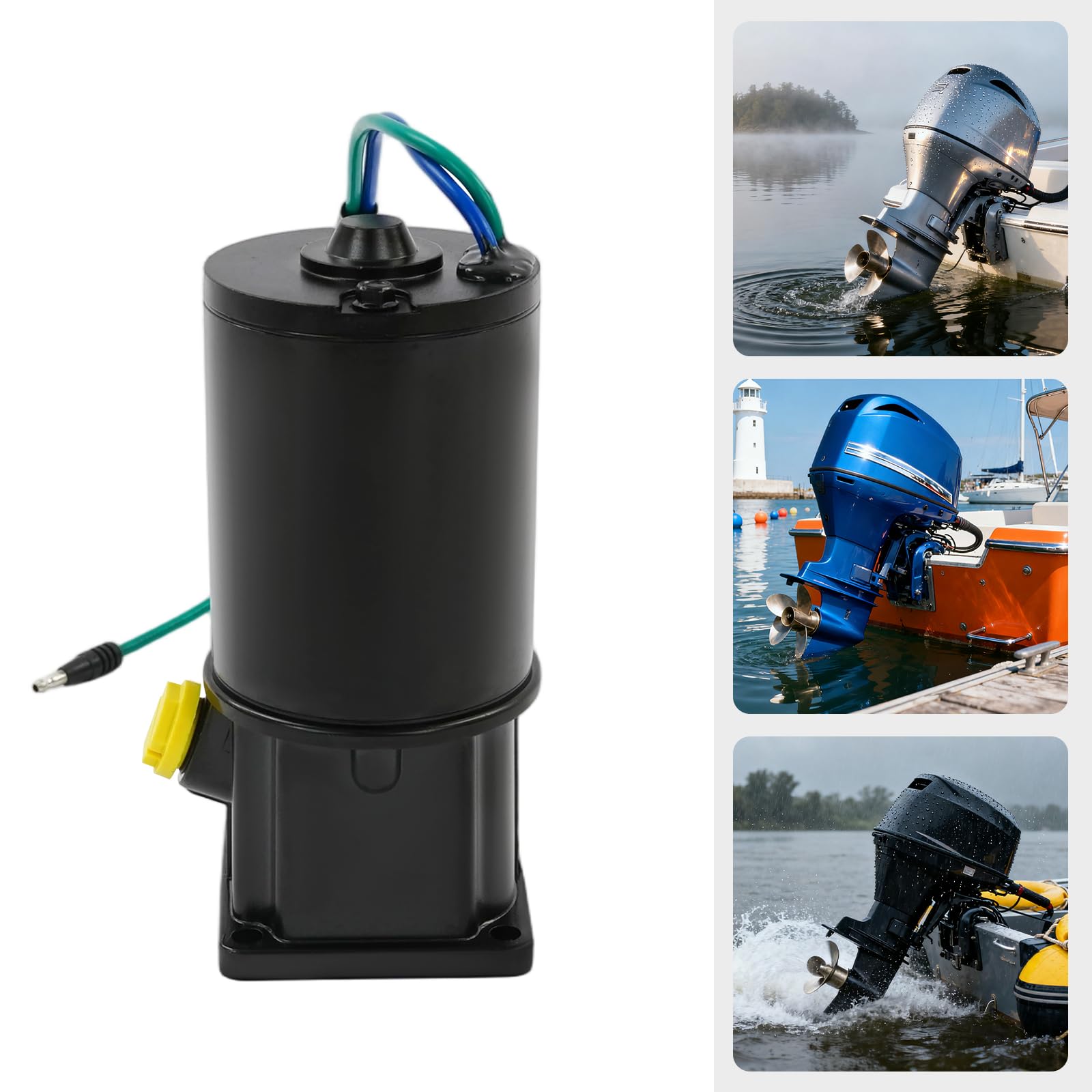 Motore di inclinazione e trim, motore di trim da 240W di ricambio per motori fuoribordo Mer-Cury a 2 tempi 40-125/4 tempi 30-120 CV adatti