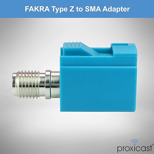 Miniatura 2 de Proxicast FAKRA - Adaptador de serie Z a SMA hembra  Waterblue Compatibilidad universal para AMFM, radio satelital, GPS, celular 4G5G, Bluetooth y