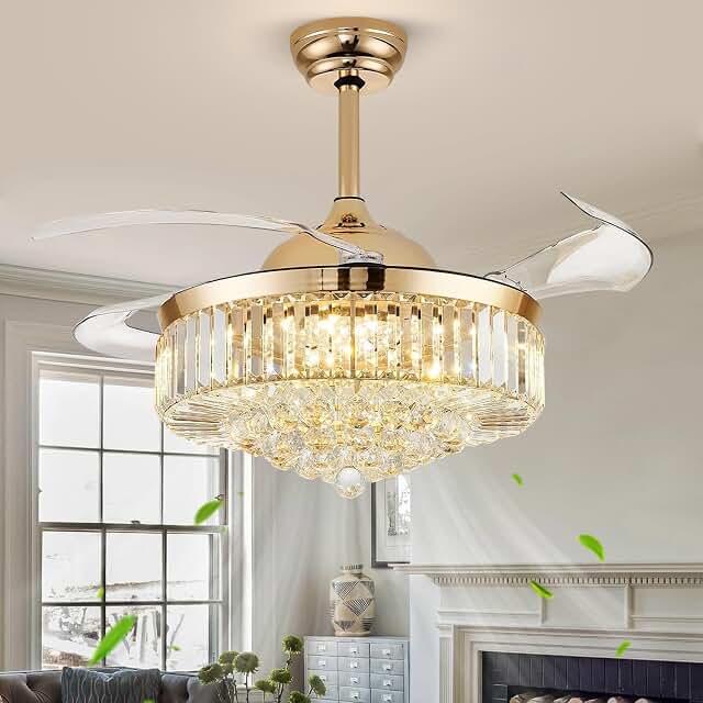 42 Inch Fandelier Ceiling Fans With Light