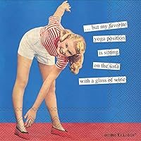 Vista 5 de Servilletas de papel para cócteles y bebidas de Boston International Anne Taintor, 5 x 5 pulgadas, Moderación