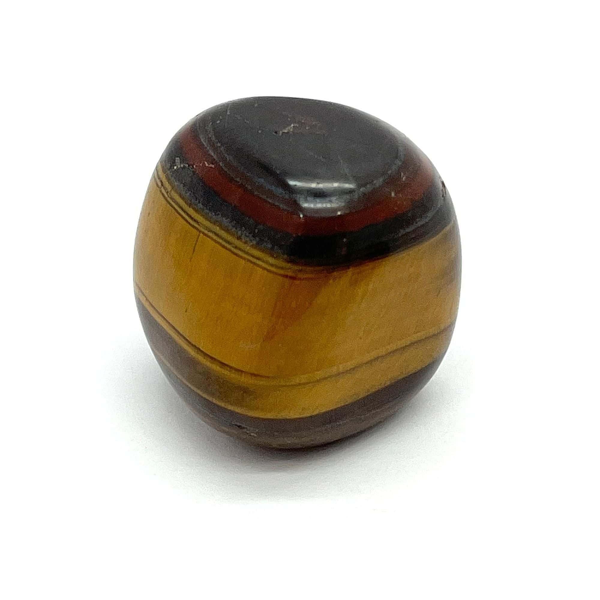 Ojo de tigre piedra natural pulida calidad AAA - Pack 4 unidades - Cristales naturales y piedras preciosas - Reiki curación de chakras - Piedras curativas sanación (Ojo tigre)
