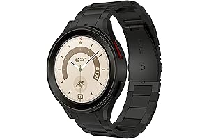 No Gaps Titanium Watch Band Compatible with Samsung Galaxy Watch 5 Pro 45mm