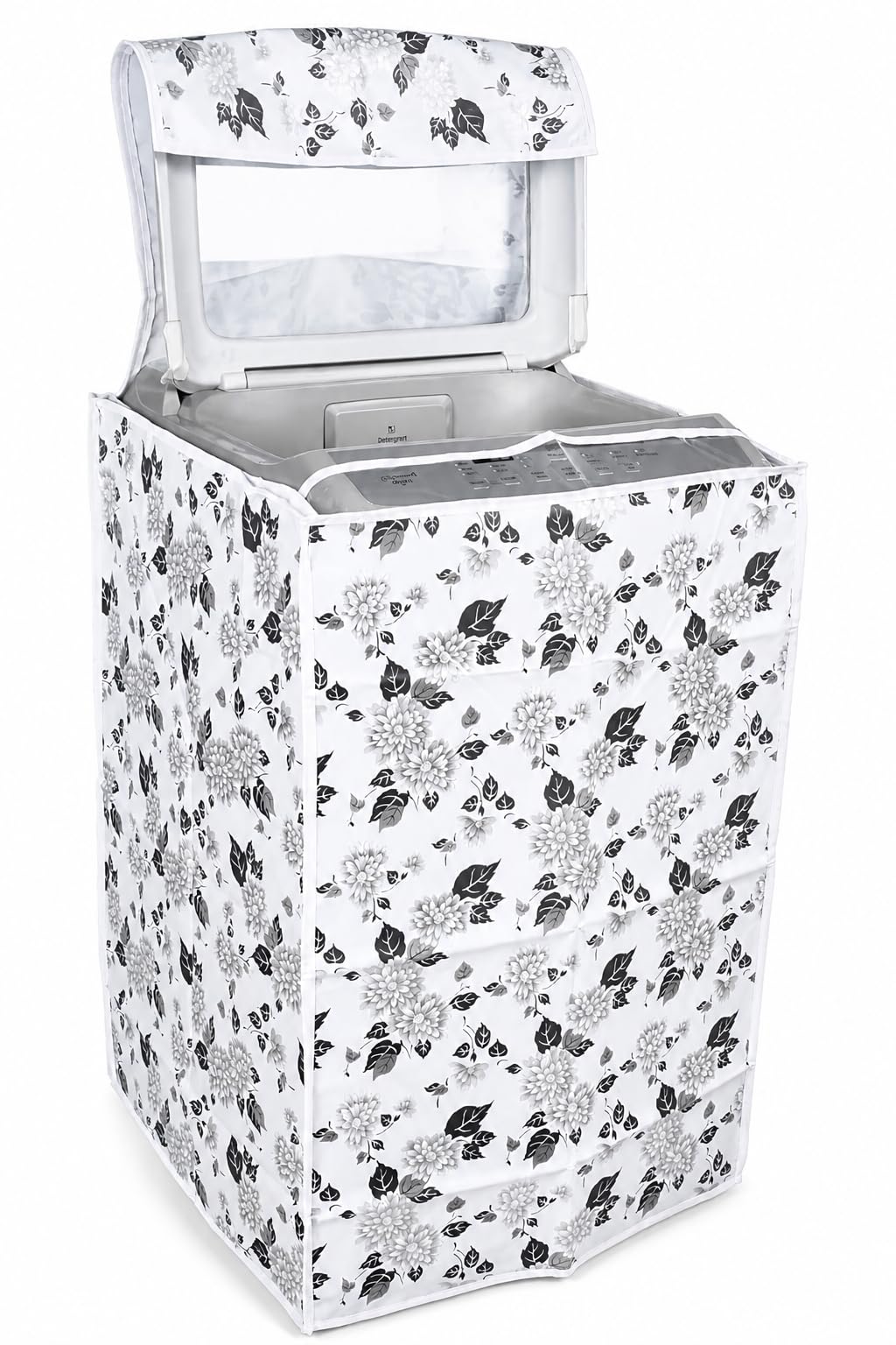 AMAZOR Waterproof & Dustproof Top Load Fully Automatic Washing Machine Cover Polyester Compatible For LG & Samsung 8.5 Kg,9 Kg,10kg
