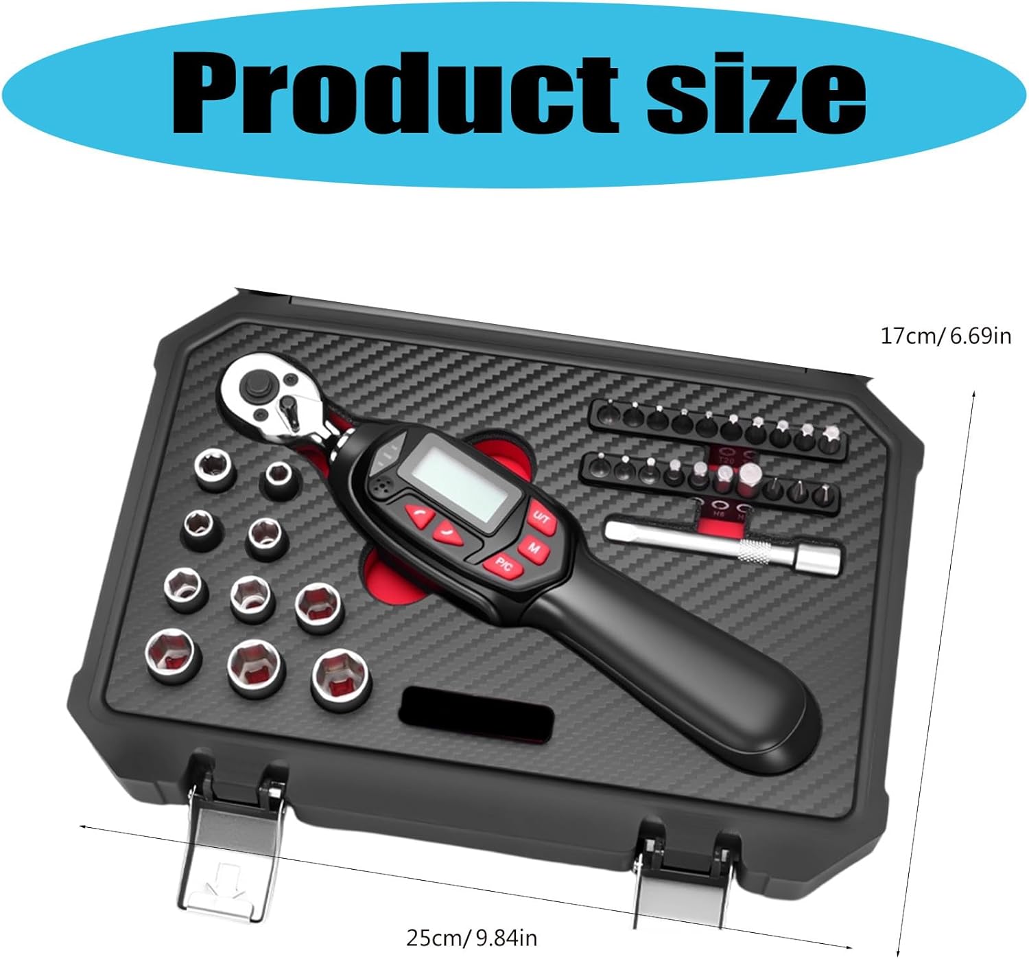 水道本管用トルクレンチ・延長ソケットセット(単能型) RM-30LSTS TOP ソケットレンチセット ストレート形 |  ホームセンター通販はDCMオンライン 32ピースデジタルトルクレンチセットのパック、さまざまなソケットビット延長ロッドケースを含む車両自動車修理用デジタルトルク