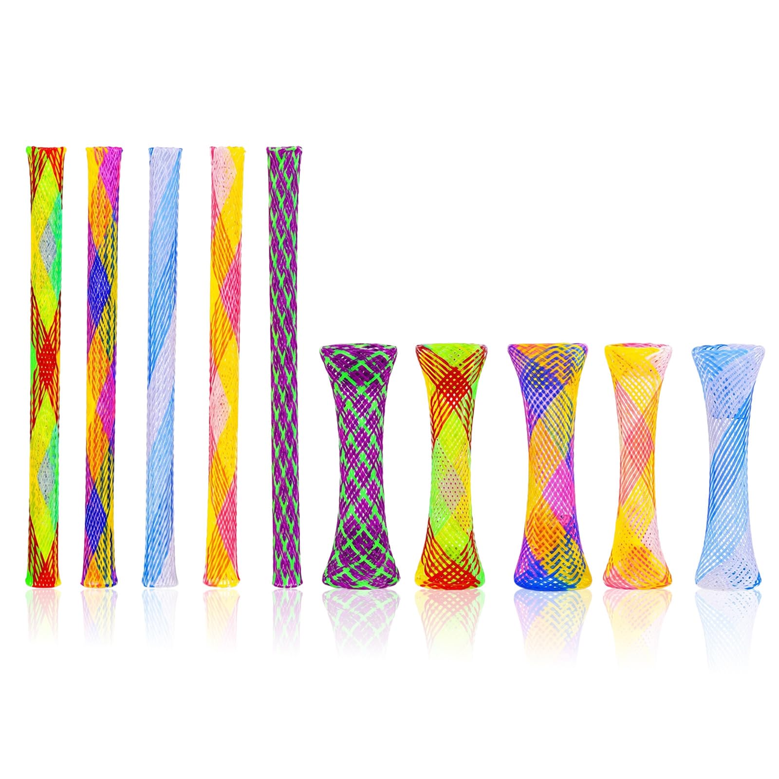 RAHHLIZS 50 Pcs Cat Spring Toys Kitten Tubes Colorful Springs for Cats