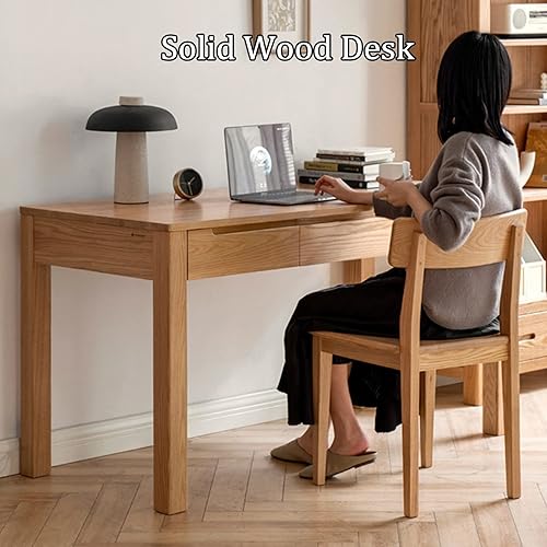 Miniatura 4 de Escritorio de oficina moderno de madera maciza escritorio de oficina con cajón para oficina en casa longitud de la mesa de 315-630in fácil de montar