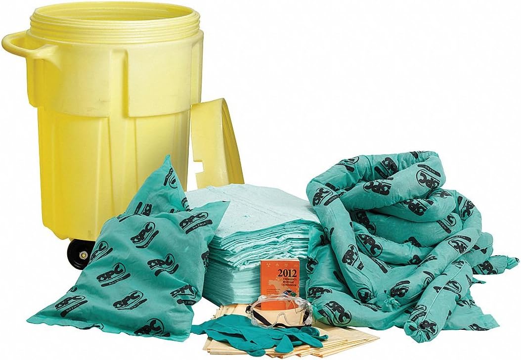 Spill Kit,Chem/Hazmat,Yellow