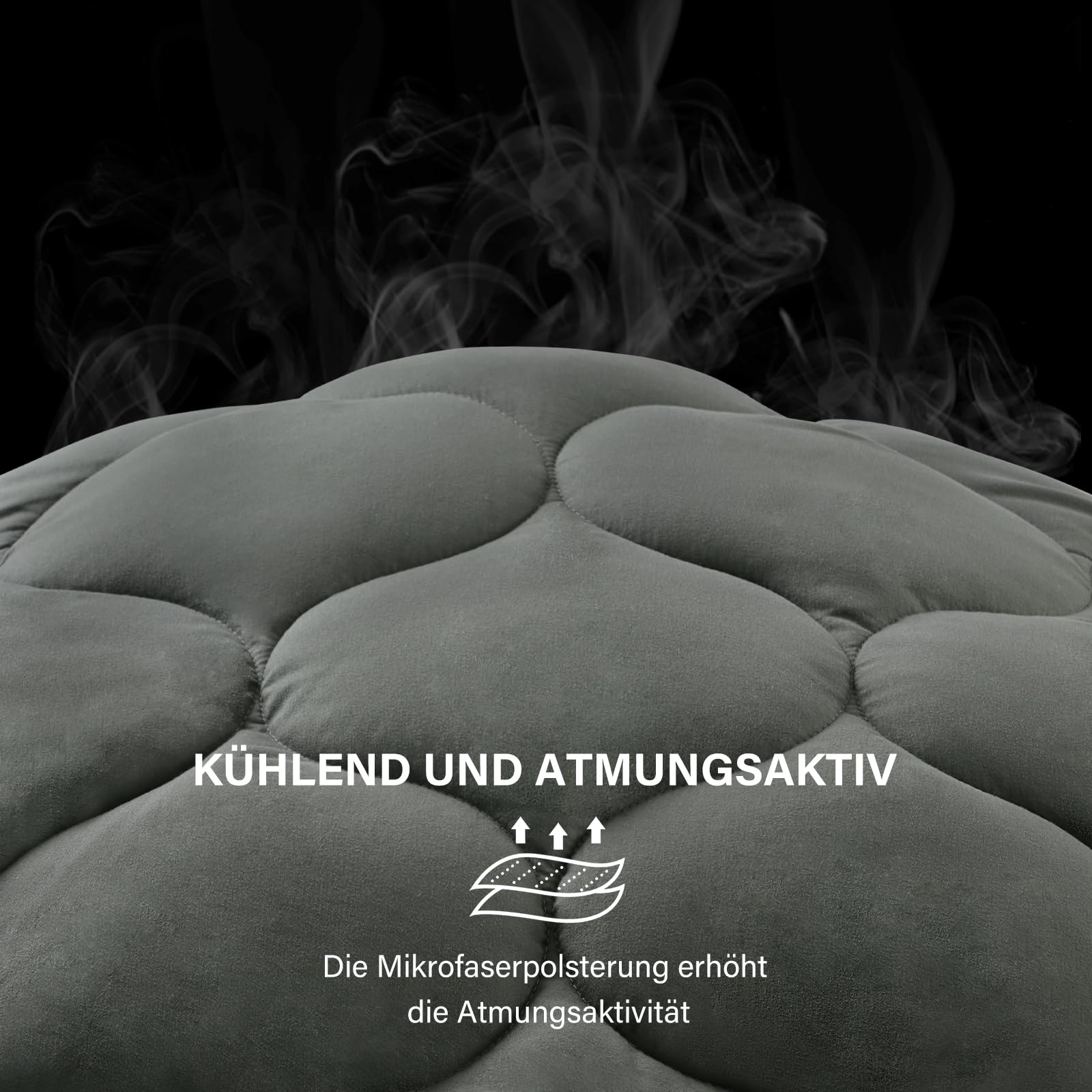 DUANDUAN Materac wierzchni 120 x 200 cm – miękka, oddychająca, pikowana nakładka na materac z głębokimi kieszeniami, ochraniacz na materac nadający się do prania w pralce, na łóżko kontynentalne i