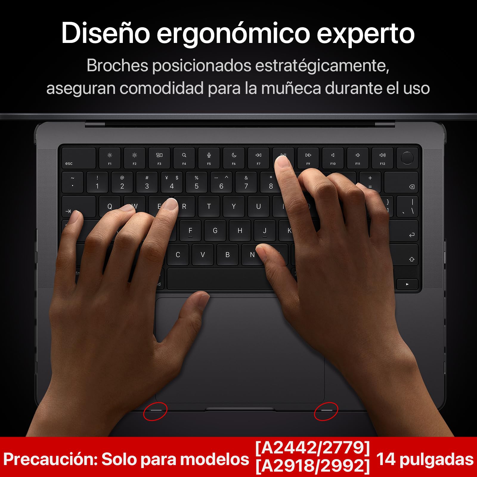 Soonjet Funda rígida Protectora para MacBook Pro de 14 Pulgadas 2025-2021 M5 M4 M3 M2 M1 Pro/MAX [Color Oficial] A3434 A3401 A3112 A2992 A2918 A2779 A2442 Funda rígida Protectora Mate para Laptop