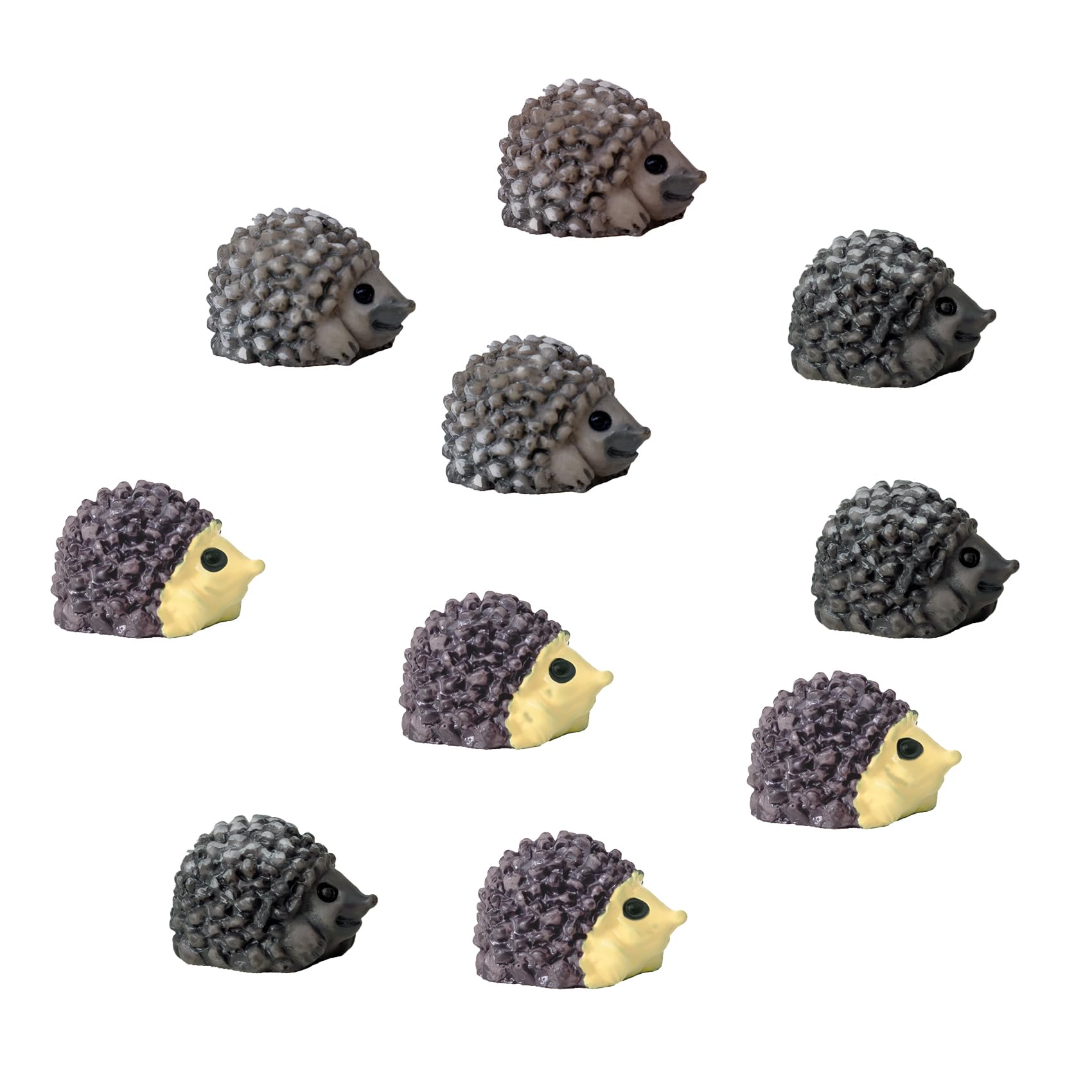 Miniature Landscape Garden Decor Hedgehog Ornaments 10pcs