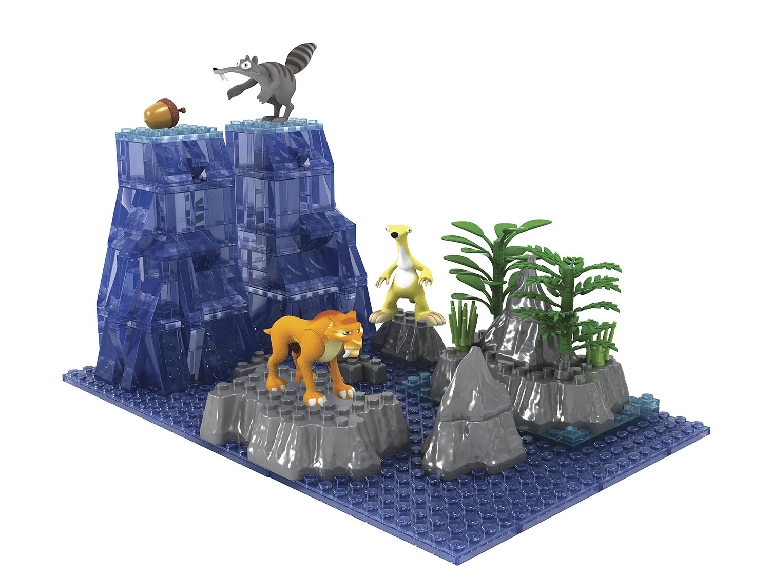 ICEAGE CDセット BRICTEK Children's Ice Age Sid & Diego & Scrat Interlocking
