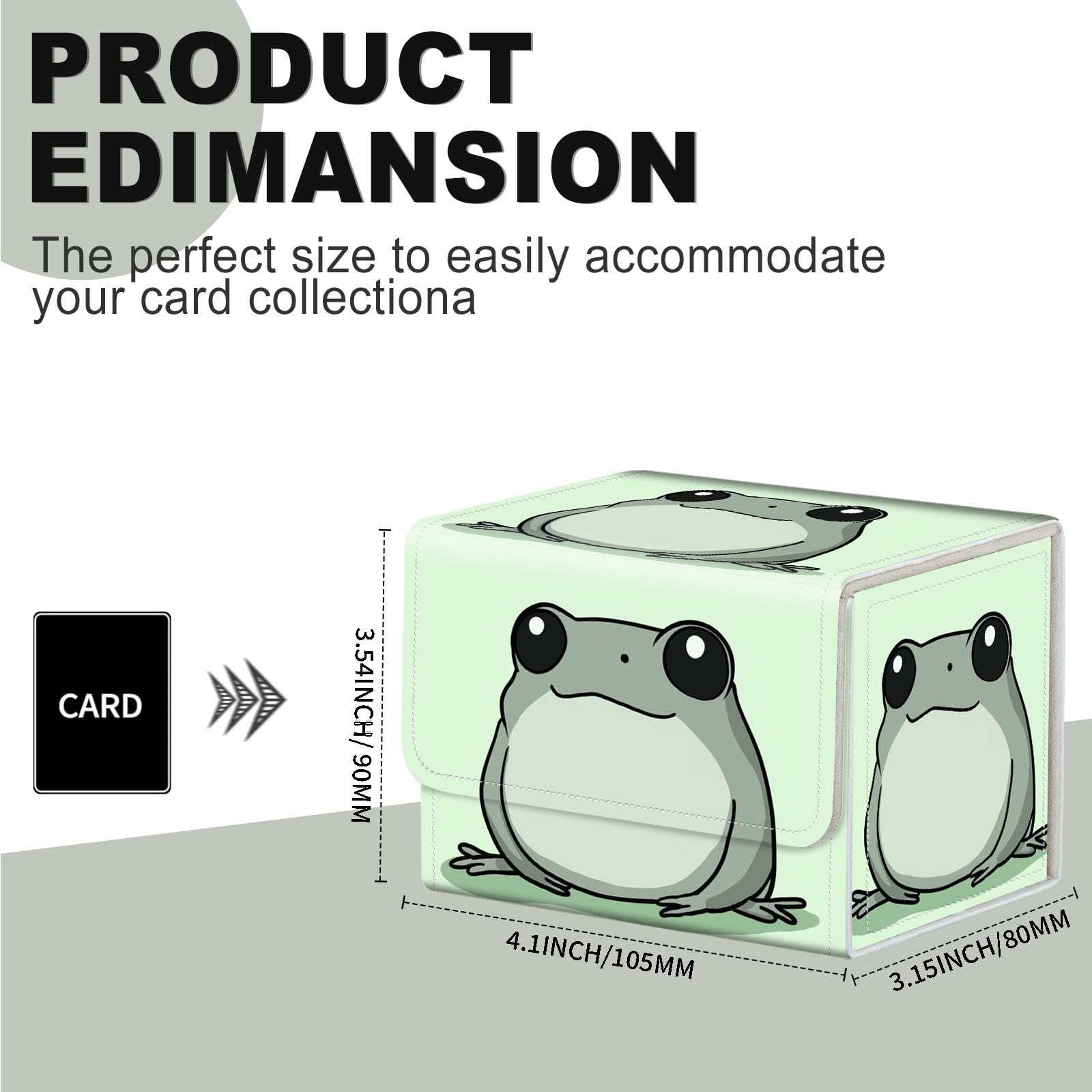 Amazon.com: ETLKJVBL for MTG Card Storage Solution, Cute Cartoon Frog for MTG  Card Box and Commander Decks, High Capacity Anime Card Sleeves for Mtg Deck  Box, Designed Specifically for Mtg Players :