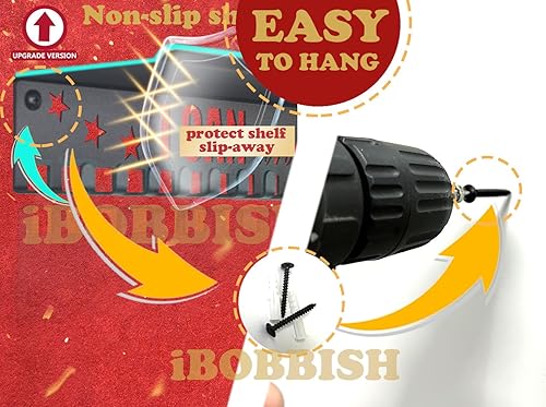 Vista 74 de Metal Medal Hanger Display,Non-Slip Trophy Shelf with 20 Hooks,Wall Mount,Heavy Duty,Non-Bent,Holds 22-33lbs,for Gymnastics,Race,Soccer,Swim Negro