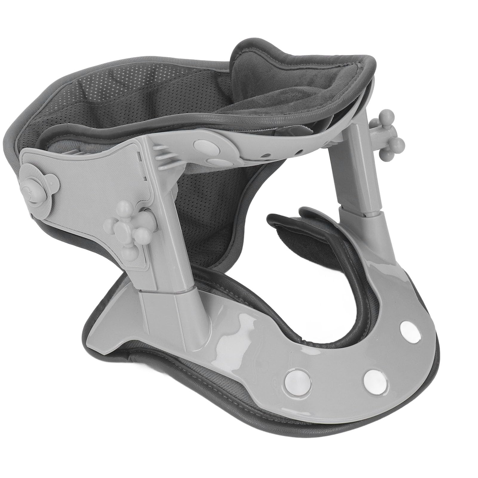 Soporte de Cuello Ajustable, Dispositivo de Tracción Cervical de Compresa Caliente para el Hogar