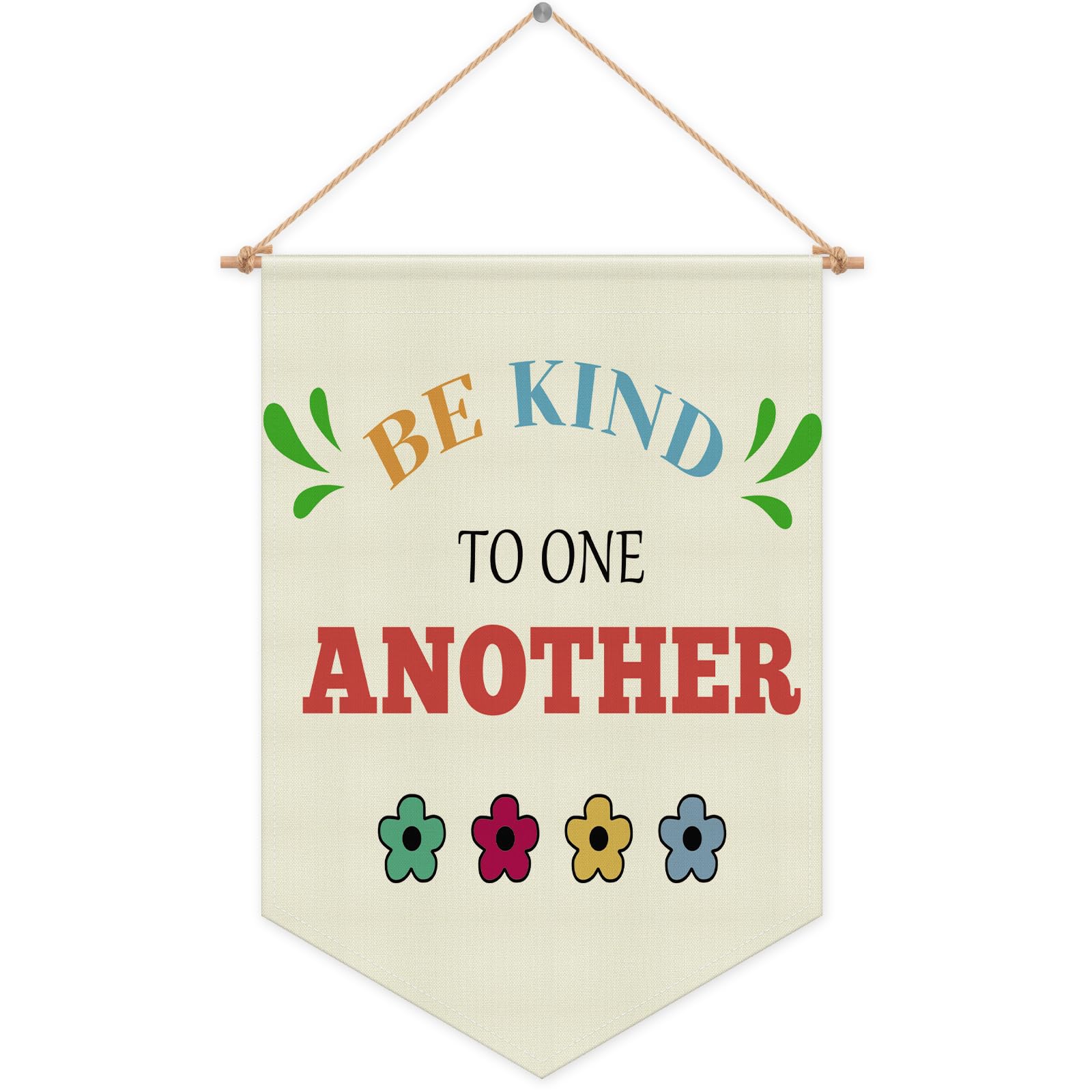 Christian Inspirational Wall Decor Flag Hanging Christian Decor for Bedroom Flag Bible Verses Wall Positive Hanging Decoration for Kids Room Nursery Playroom Classroom Christmas Birthday Gifts