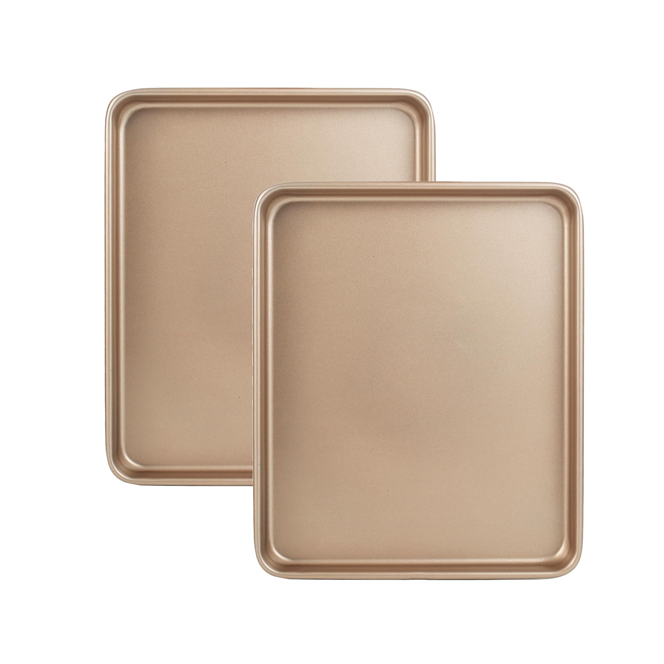 Walooza Lot de 2 plaques de cuisson antiadhésives 33 cm