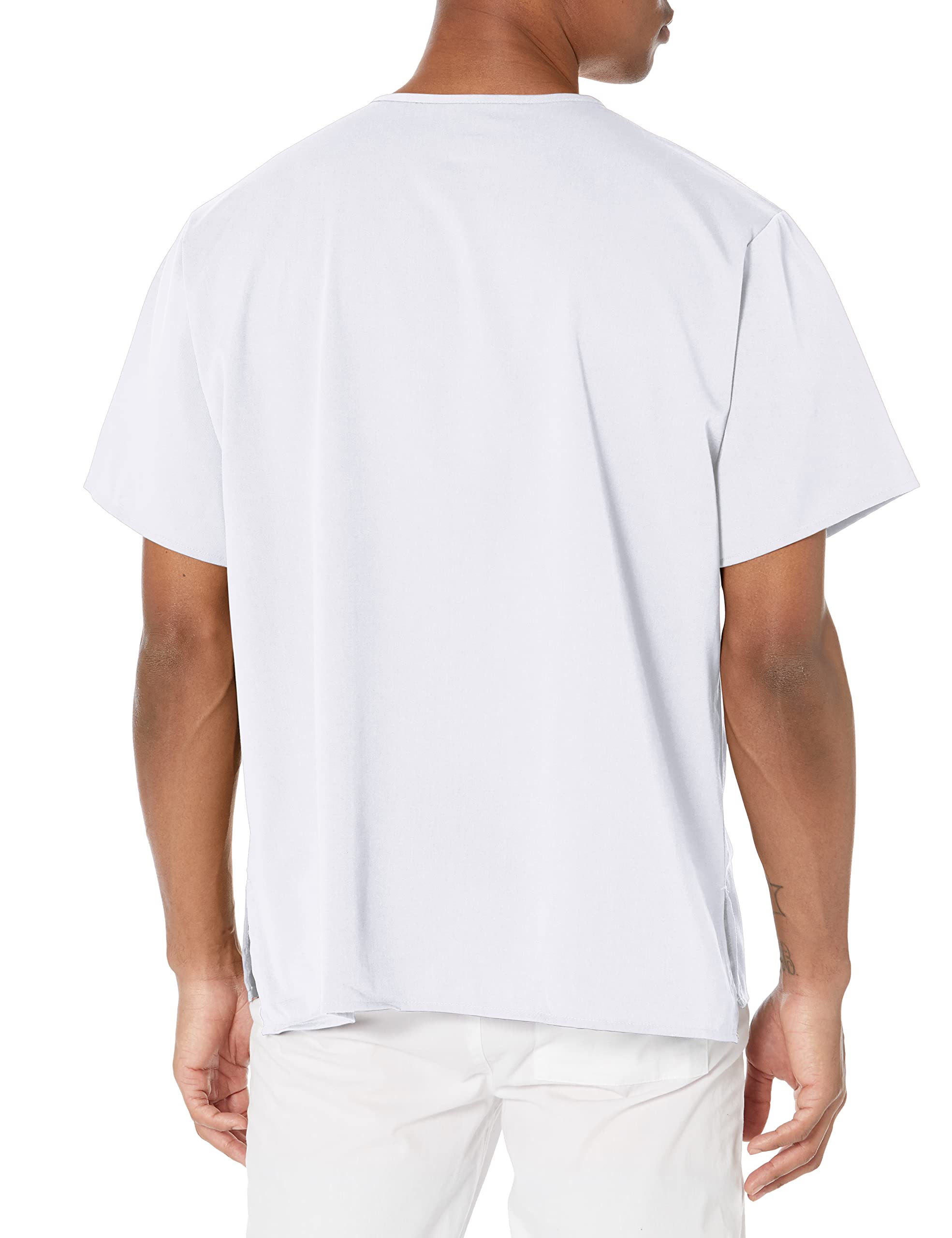 WonderWink 6619XWHIT2XL WonderWink PRO męski top z dekoltem w serek, biały, rozmiar 2XL
