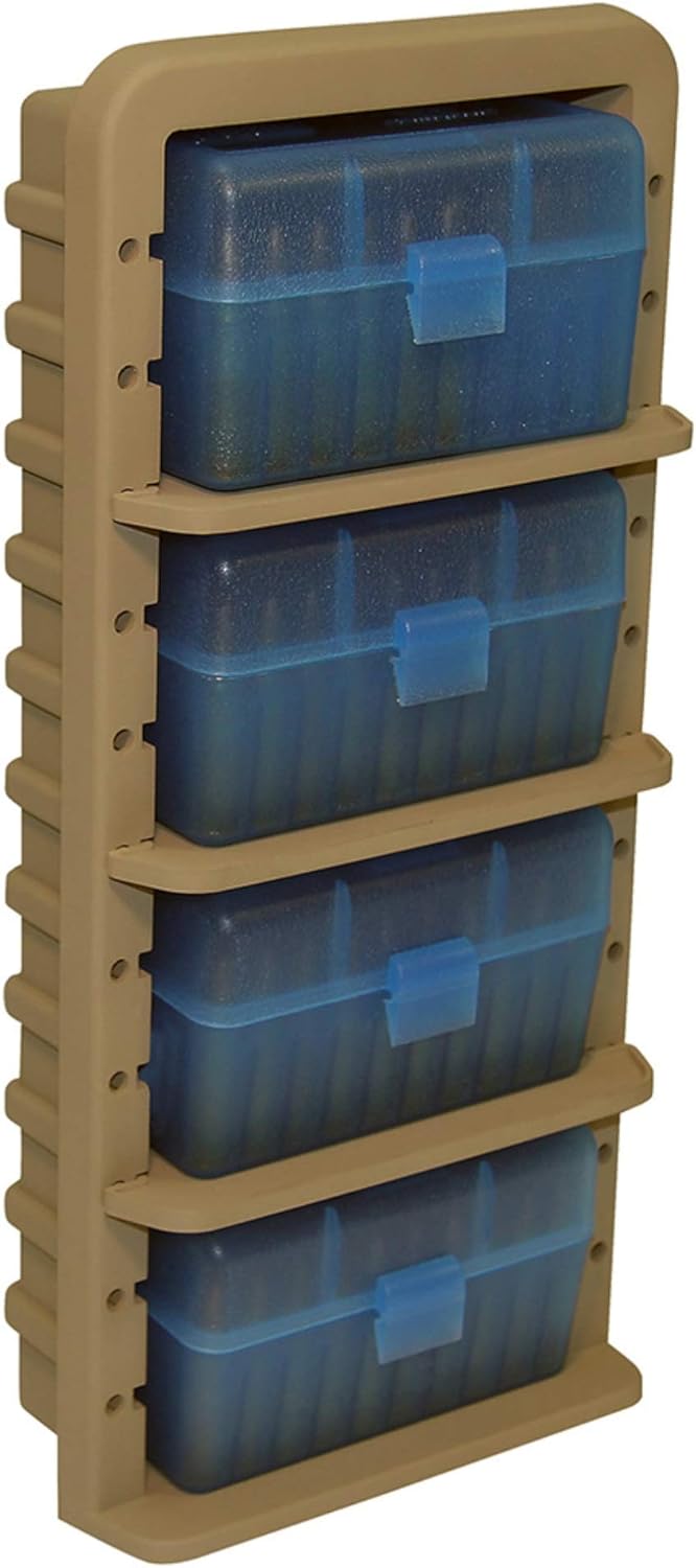 MTM Ammo Rack, USA Made, Clear Blue/Dark Earth