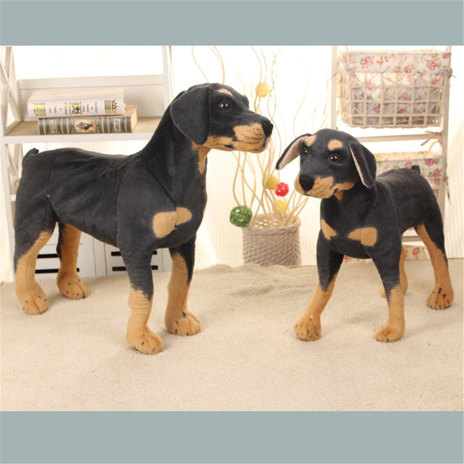 Lindo perro peluche almohada de peluche suave tamaño grande para la decoración del hogar grande grande