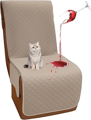 Miniatura 10 de Fundas de sofá seccional reclinable 100% impermeable de terciopelo para sofá seccional en forma de L, juego de fundas de sofá de esquina acolchadas