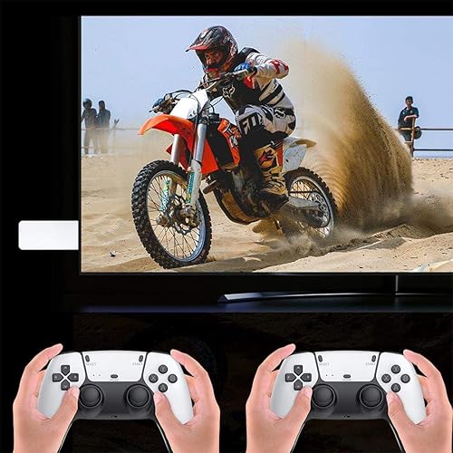 Miniatura 3 de MINDKEEP M15 Retro 4K Game Console Stick, Consola de videojuegos Plug and Play con más de 19000 juegos, salida HDMI 64G para TV, con controlador