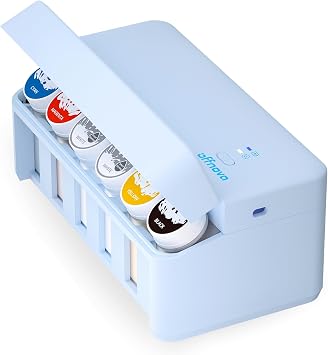 OFFNOVA CISS DTF White Ink Circulation System, Upgraded Extension CISS Ink Tube and Waste Ink Collector for ET8550 L805 DTF Printer Blue