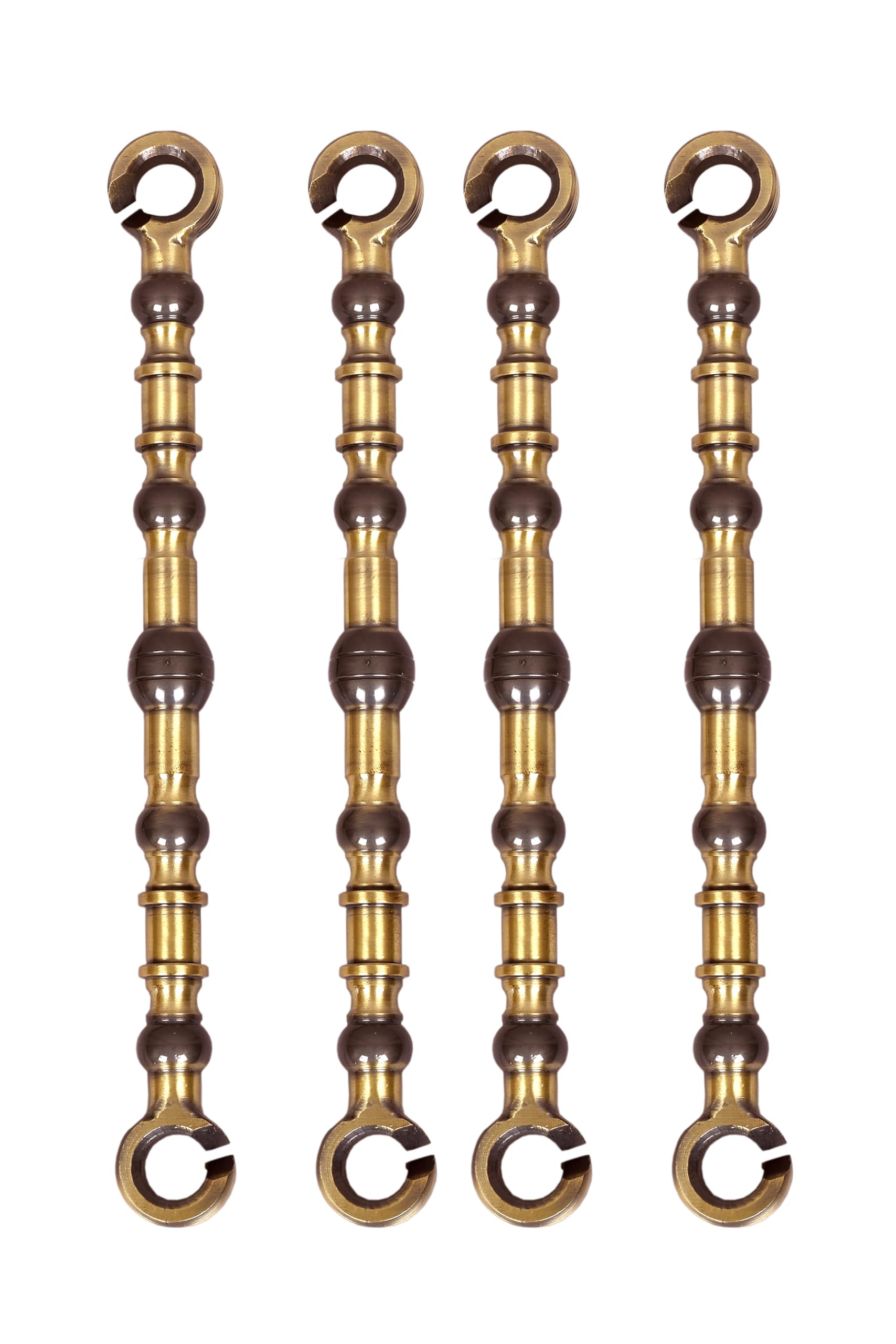 Trendy Creation Hub 16 mm Matki Design Antique Golden Brass Finish Swing Chain Link Road Jhula Accessories Heavy Duty Hangning Hooks for Home & Balcony (4)-picture-16
