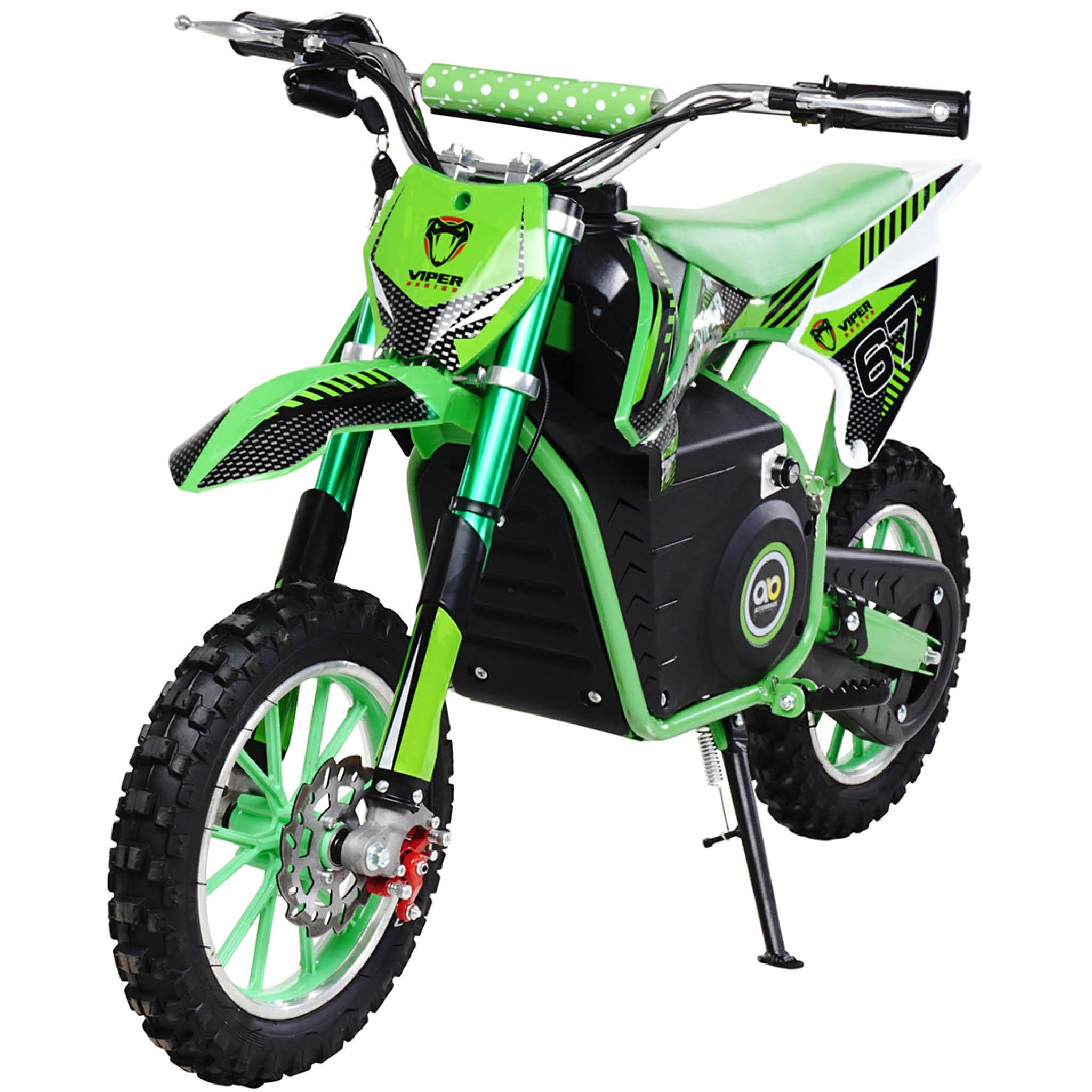 Actionbikes Motors Kinder Elektro Crossbike Viper | 𝟭𝟬𝟬𝟬 Watt Motor bis 𝟐𝟒 km/h - Motorrad - Pocket Bike - Dirt Bike - Pocketbike - Motorsport - Dirtbike - Cross - Enduro ab 8 Jahren (Grün)