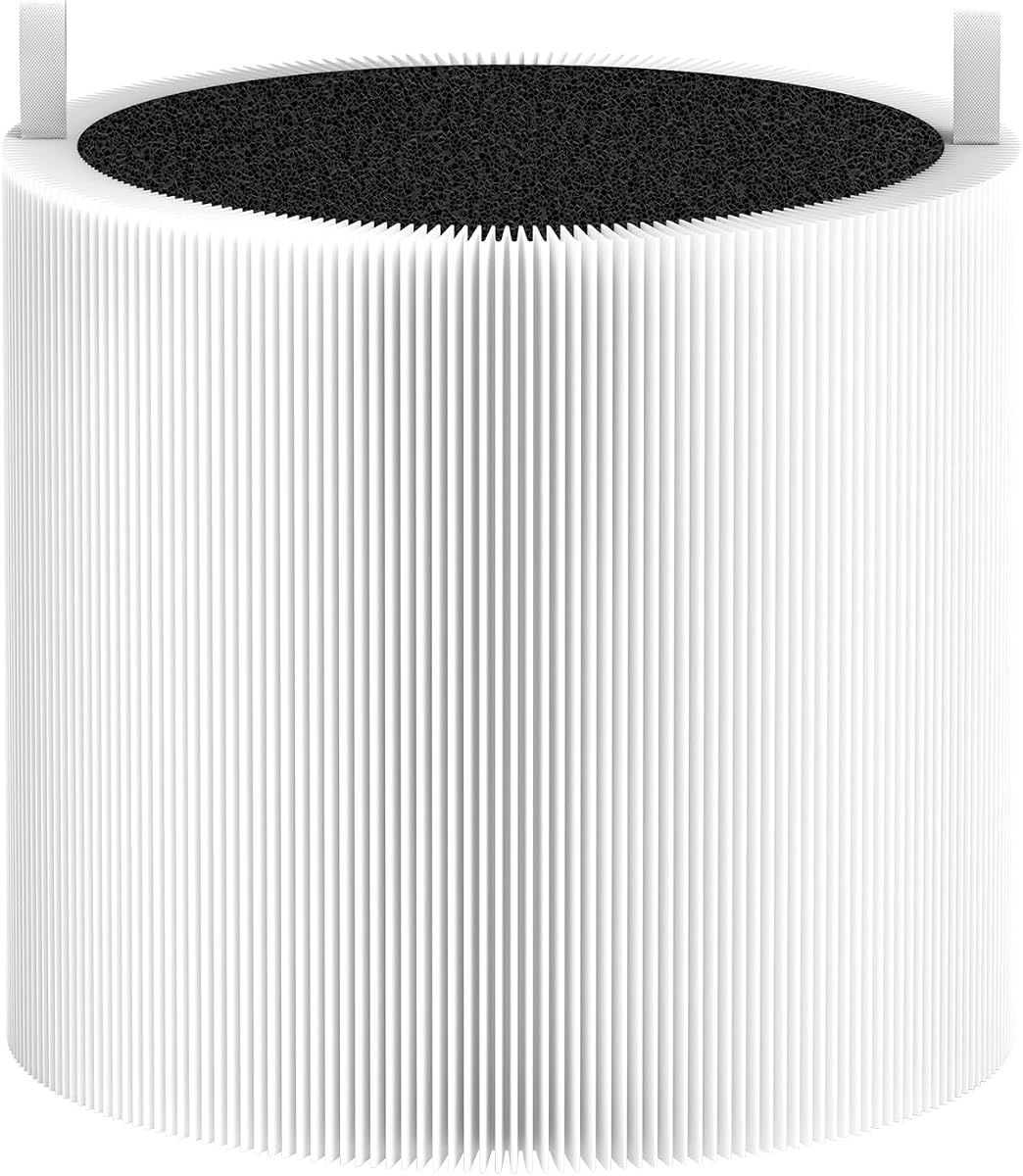 211i Max Replacement Filter for BLUEAIR Blue Pure 211i Max Air Purifier | Ture HEPA & Activated Carbon Replacement Filter, 1 Pack