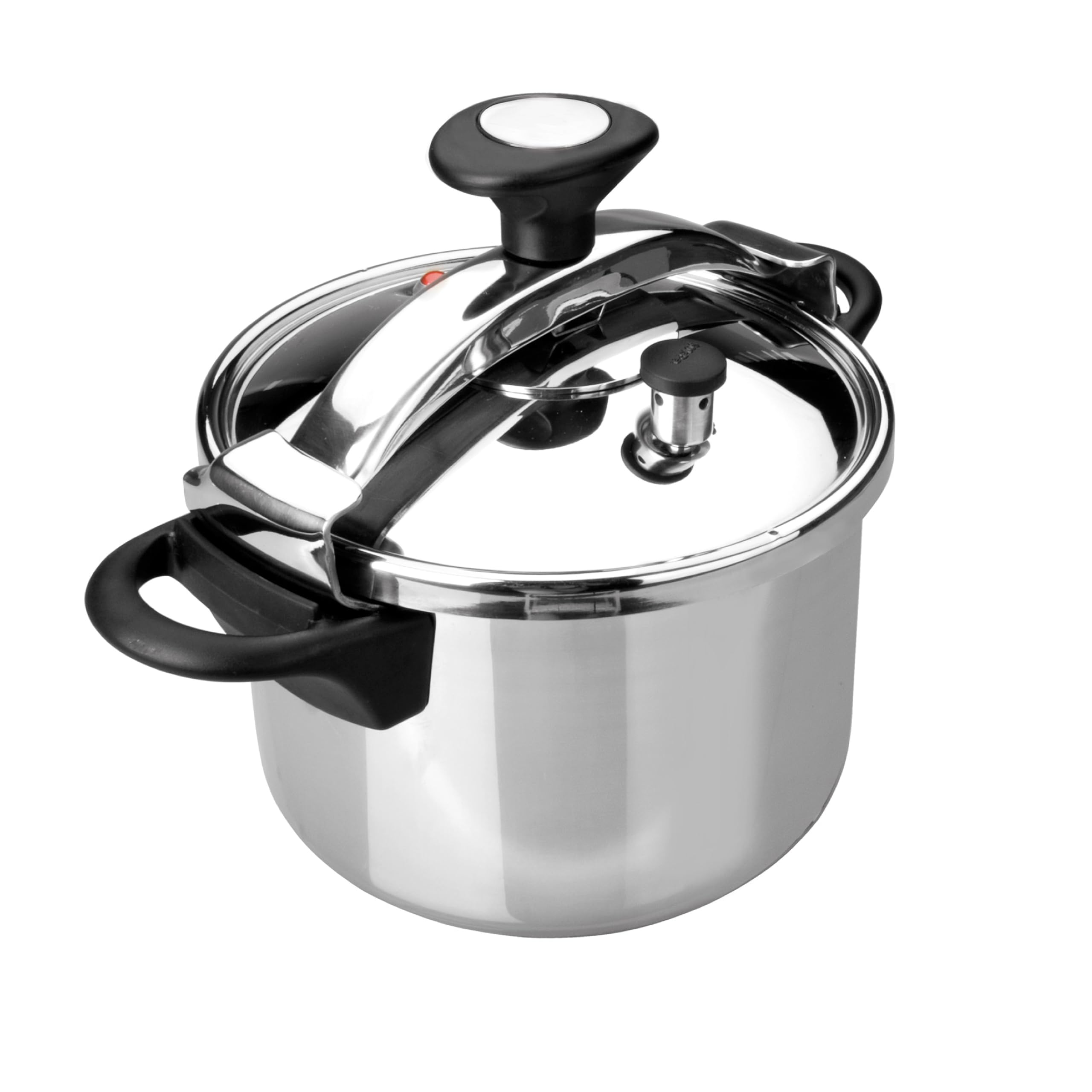 Lacor - 71872 - Olla a presión Classic, Acero inoxidable 18/10, Apta para inducción, 12 litros, Ø 26 cm, Válvula de seguridad