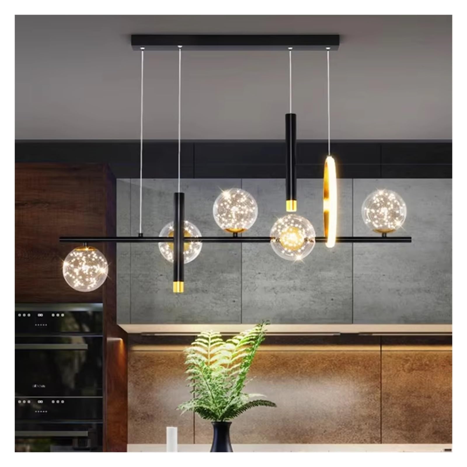KLXSIVU Home Decoration Chandelier Dining Room Pendant Lights Indoor Lighting Light Fixture Ceiling Lamps Salon Fancy