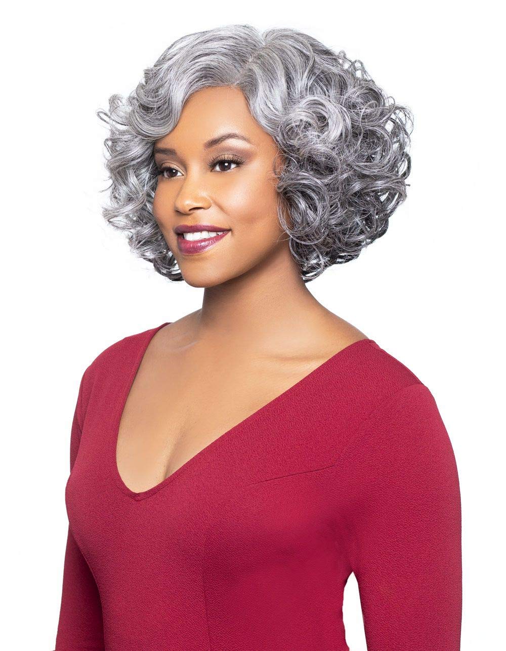 Foxy Silver (Lori) - Heat Resistant Fiber Lace Part Wig in 3T280