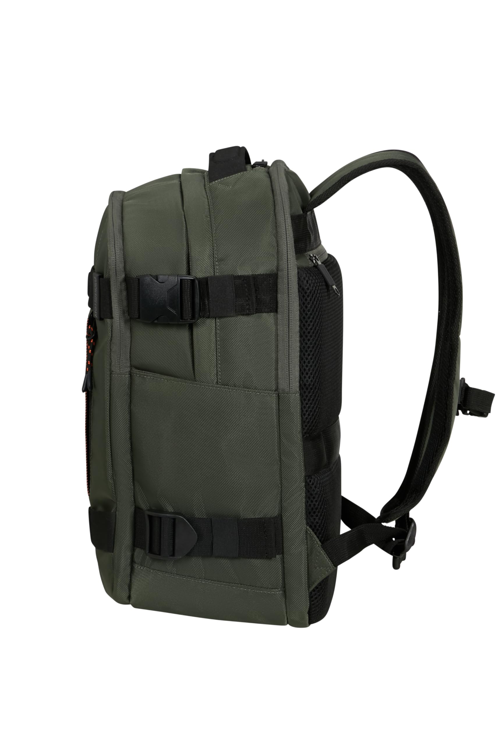 American Tourister Urban Track - Mochila portátil 15.6" – 45 cm, 29 L - 3 compartimentos grandes - Gran capacidad - Ergonómica - Compartimento acolchado para portátil - Grün (Dark Khaki)