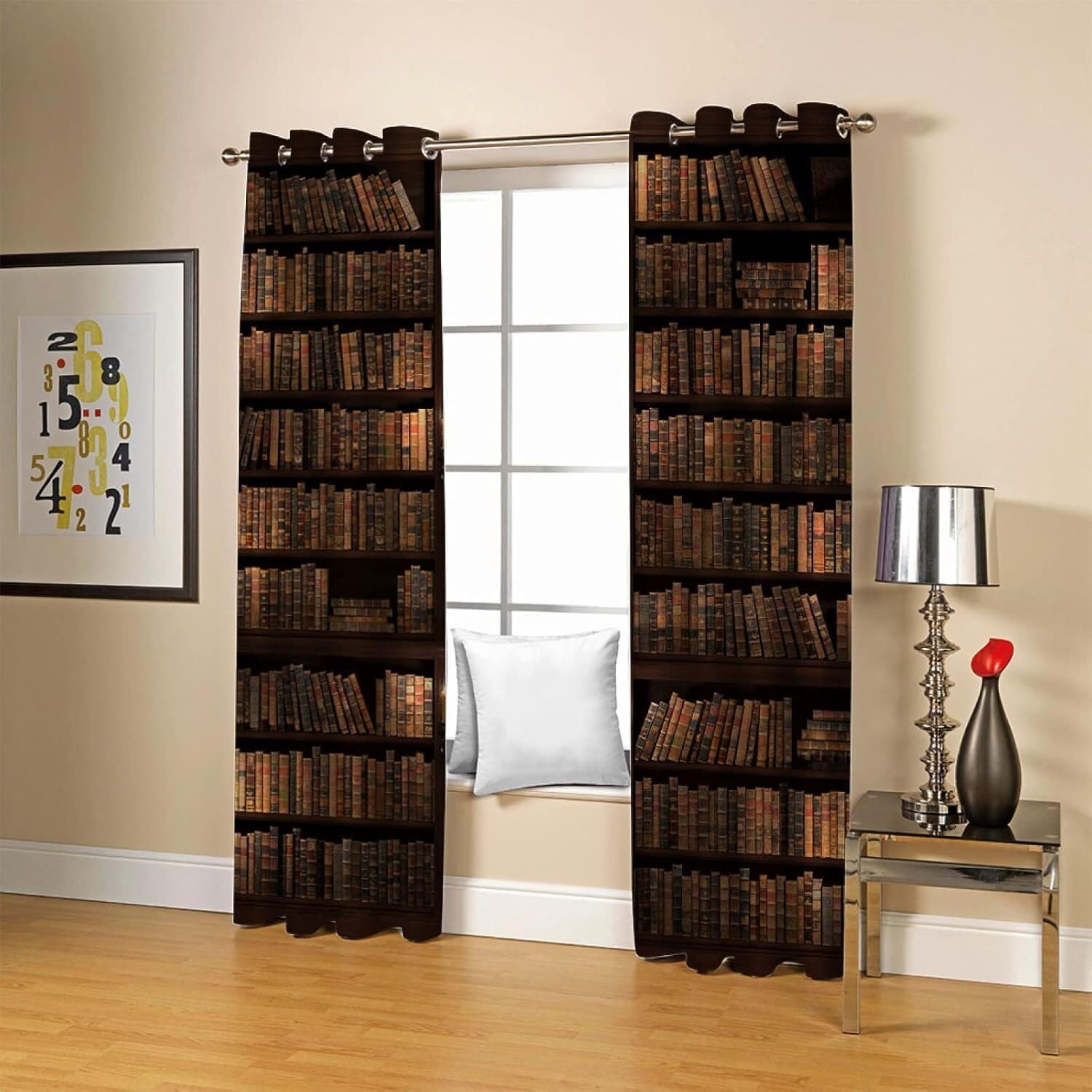 Rideaux occultants anti-lumière chambre enfant motif imprimé 3D