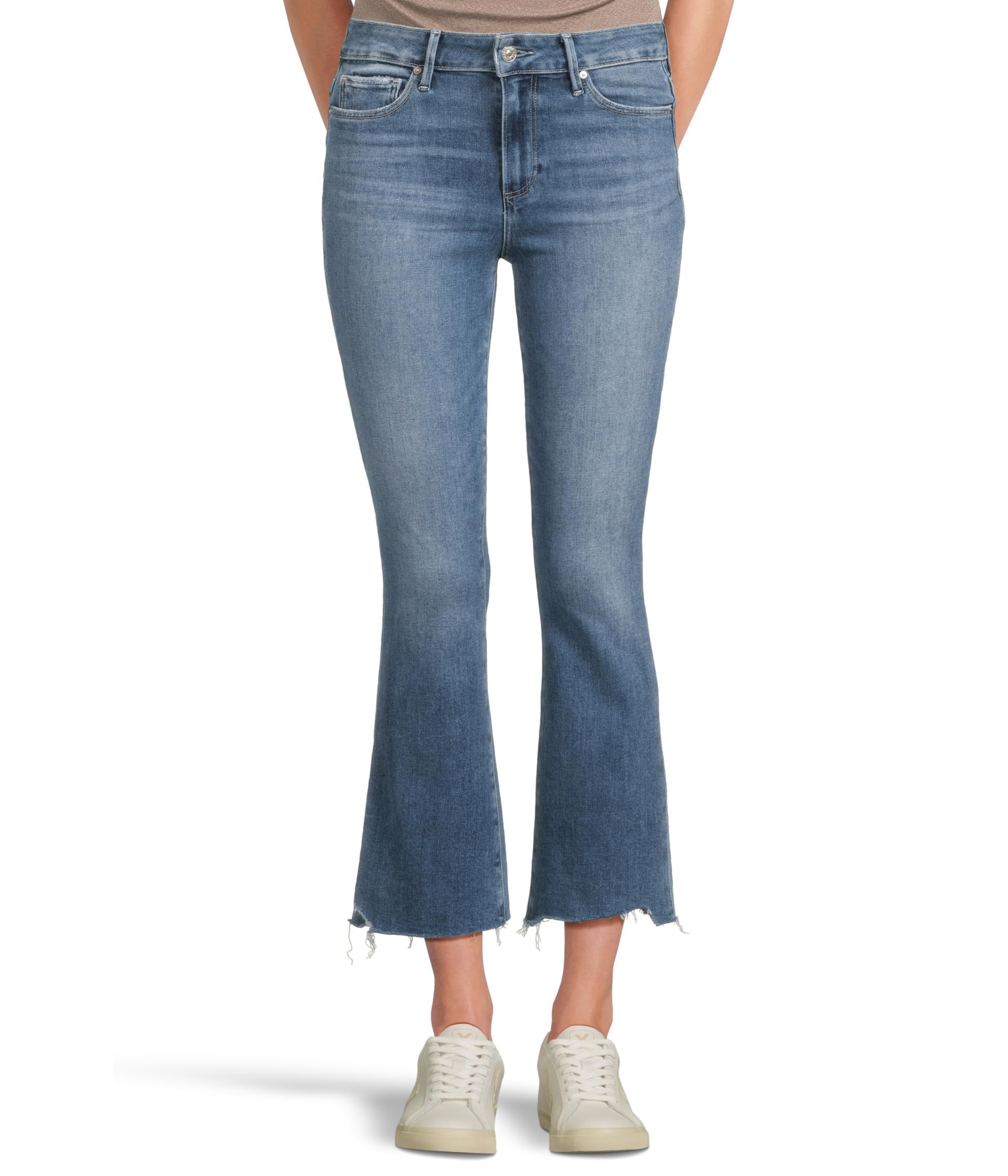 PAIGE Women's Colette Crop Flare in Novelist W/Vesper Hem