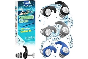 Reusable Earplugs for Swimmers Never Lose Them Again