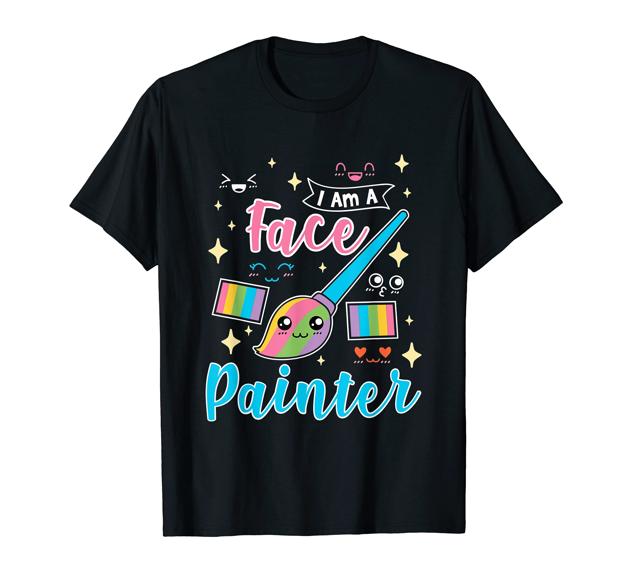 funny gift ideas for face artistFace painter gift for Makeup artist T-ShirtOEKO-TEX STANDARD 100