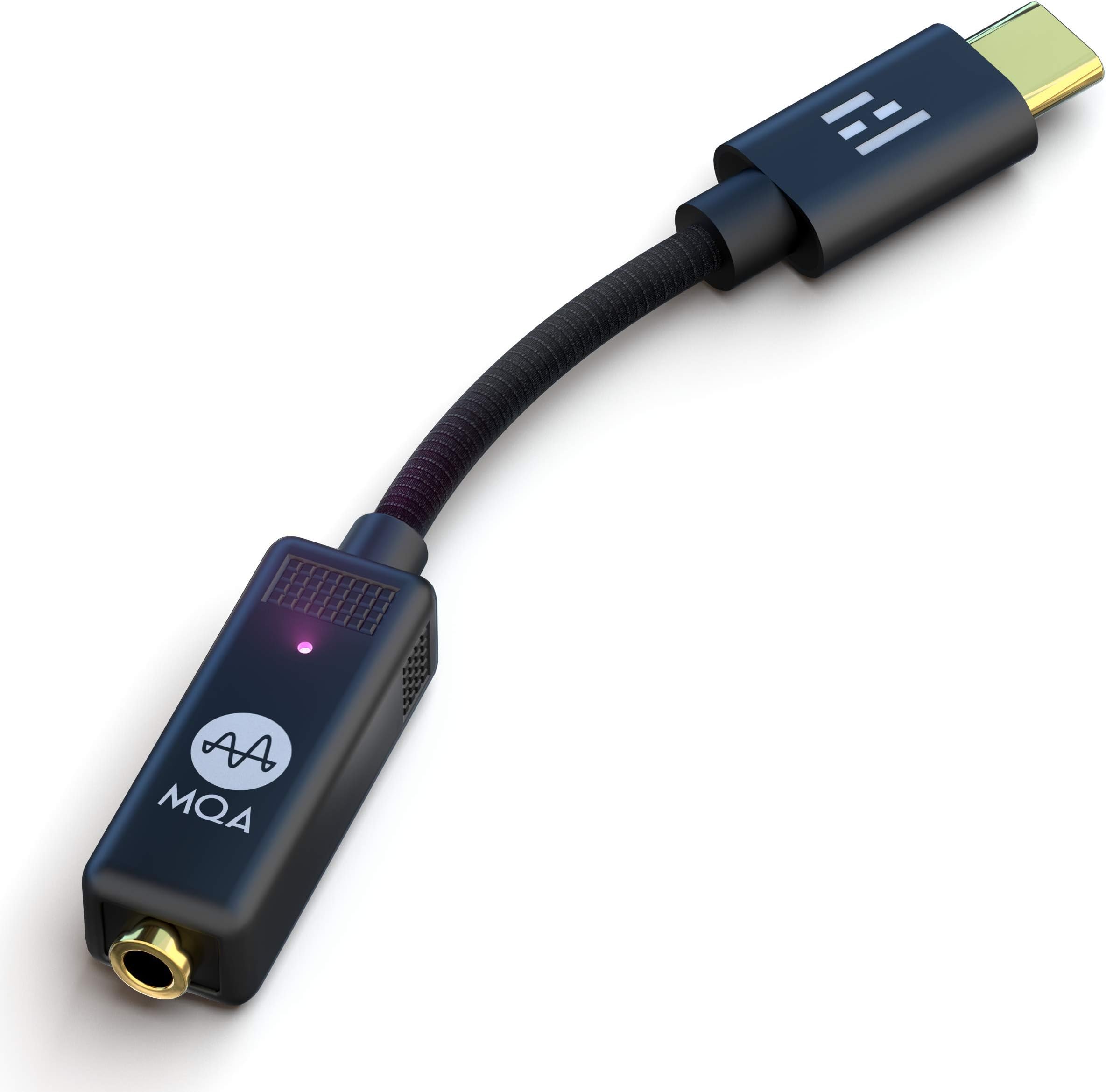HELM Audio Bolt DAC/AMP, USB-C Portable High-End DAC/Headphone Amplifier with MQA Playback. Mobile Studio Sound for Android, iOS and PC. USB-C to 3.5mm Audio