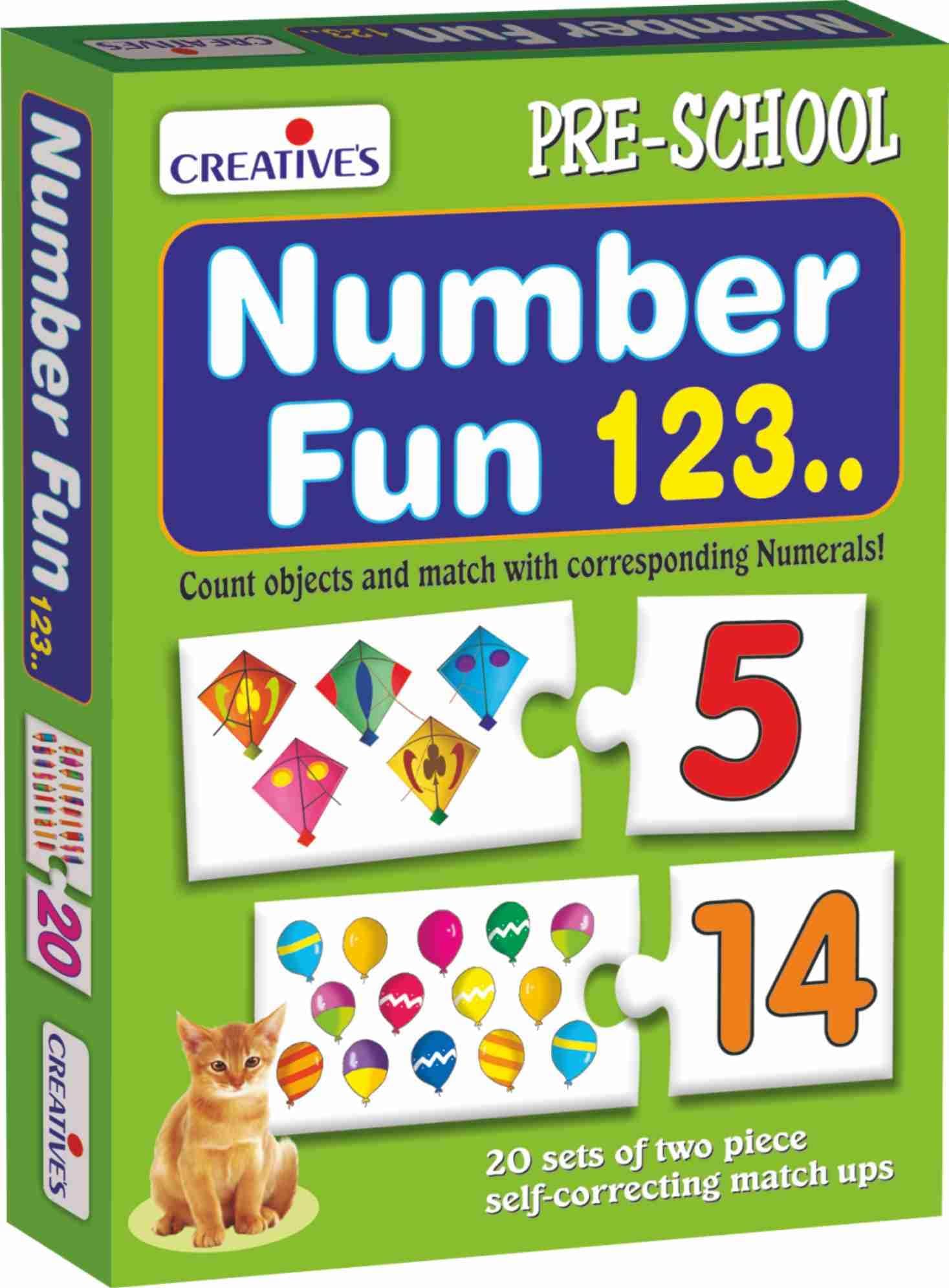 Creative's Number Fun 123...| Count & Learn Numbers 1 to 20 | Learn numbers & how to count | Number recognition | Early Learning | Pre-school games | Ages 4 & up