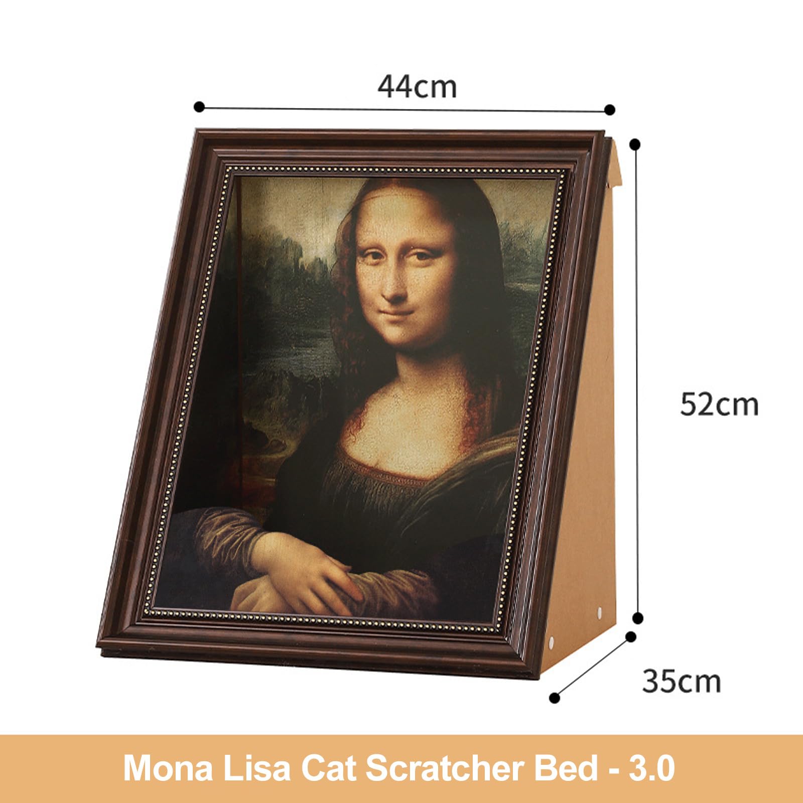 winter sweets with Mona Lisa smile - Roman Prystaiko Als reproductie