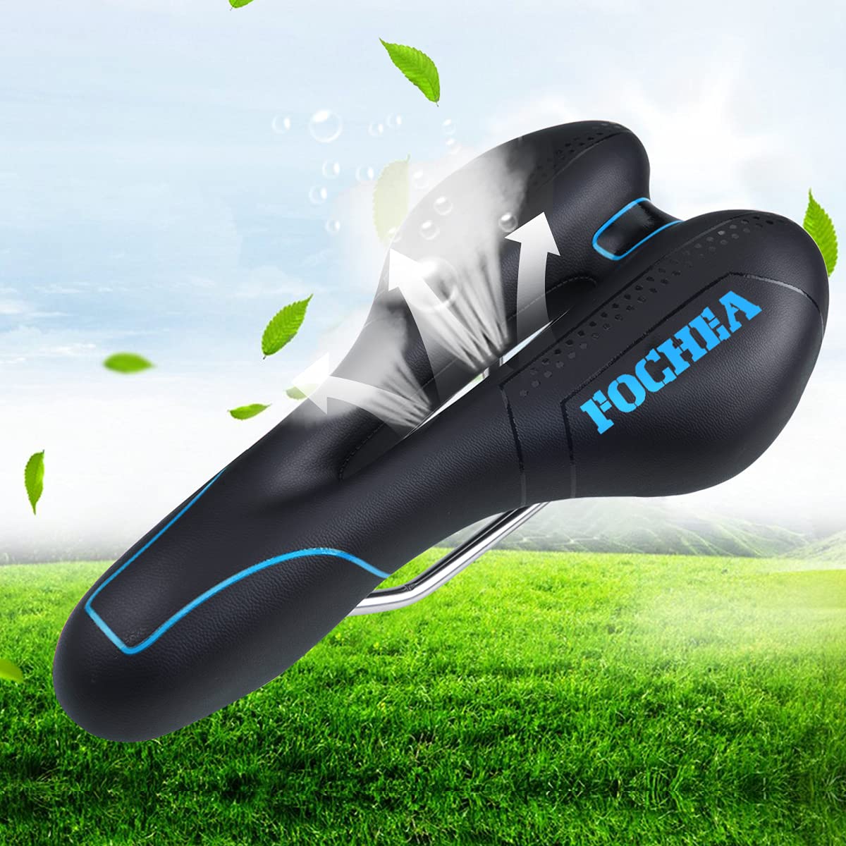 Sella Bici Da Corsa/Mountain Bike - Impermeabile, Con Gel, Unisex, Per BMX, MTB, E-Bike - Foto 7