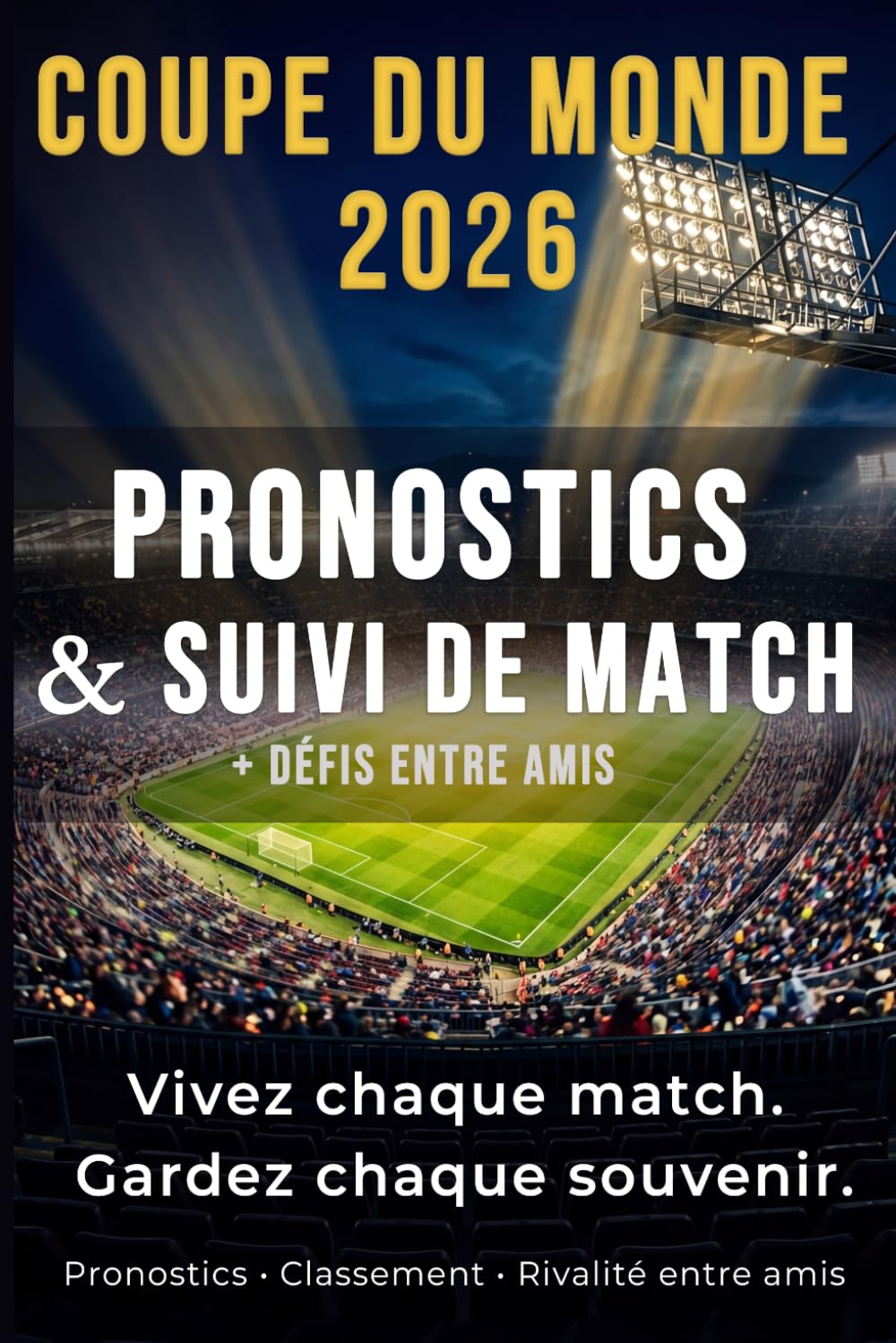 Carnet Coupe du Monde 2026 : Pronostics & Suivi des Matchs – Journal de Match à Compléter, Résultats, Classement, Souvenirs Football: Remplissez vos ... vos souvenirs de la Coupe du Monde 2026