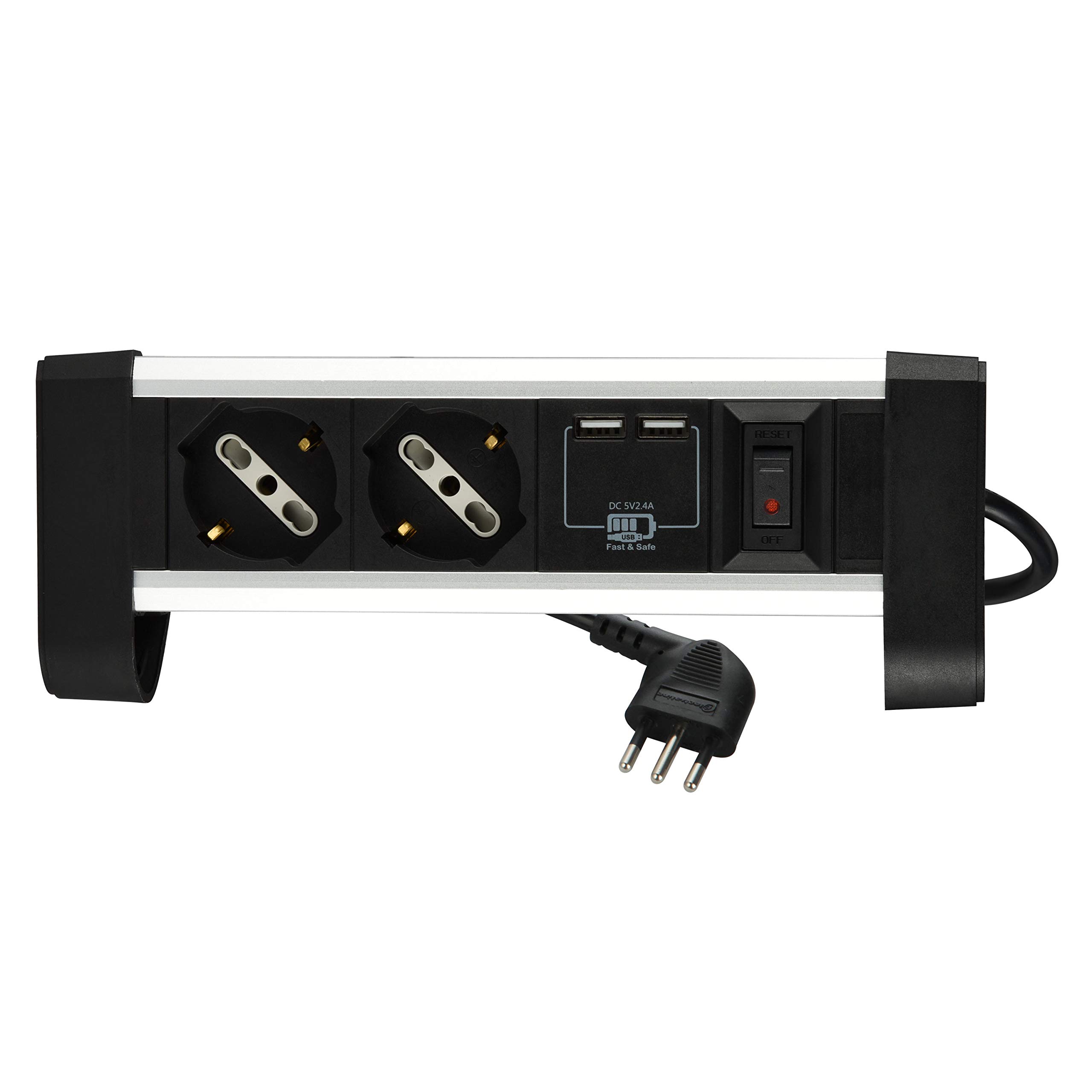 Prolunga Da Lavoro 3 Prese - 5 Metri Con Spina 16A E Clip - Ideale Per Cantieri E Fai Da Te - Foto 8