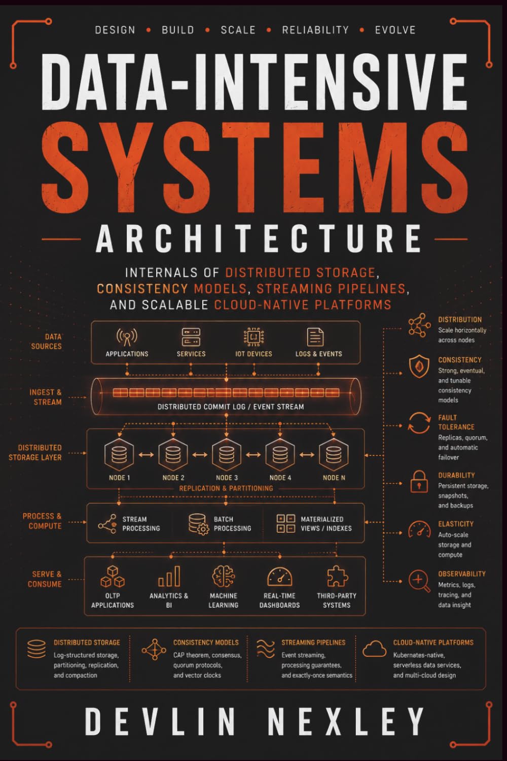 Data-Intensive Systems Architecture: Internals of Distributed Storage, Consistency Models, Streaming Pipelines, and Scalable Cloud-Native Platforms
