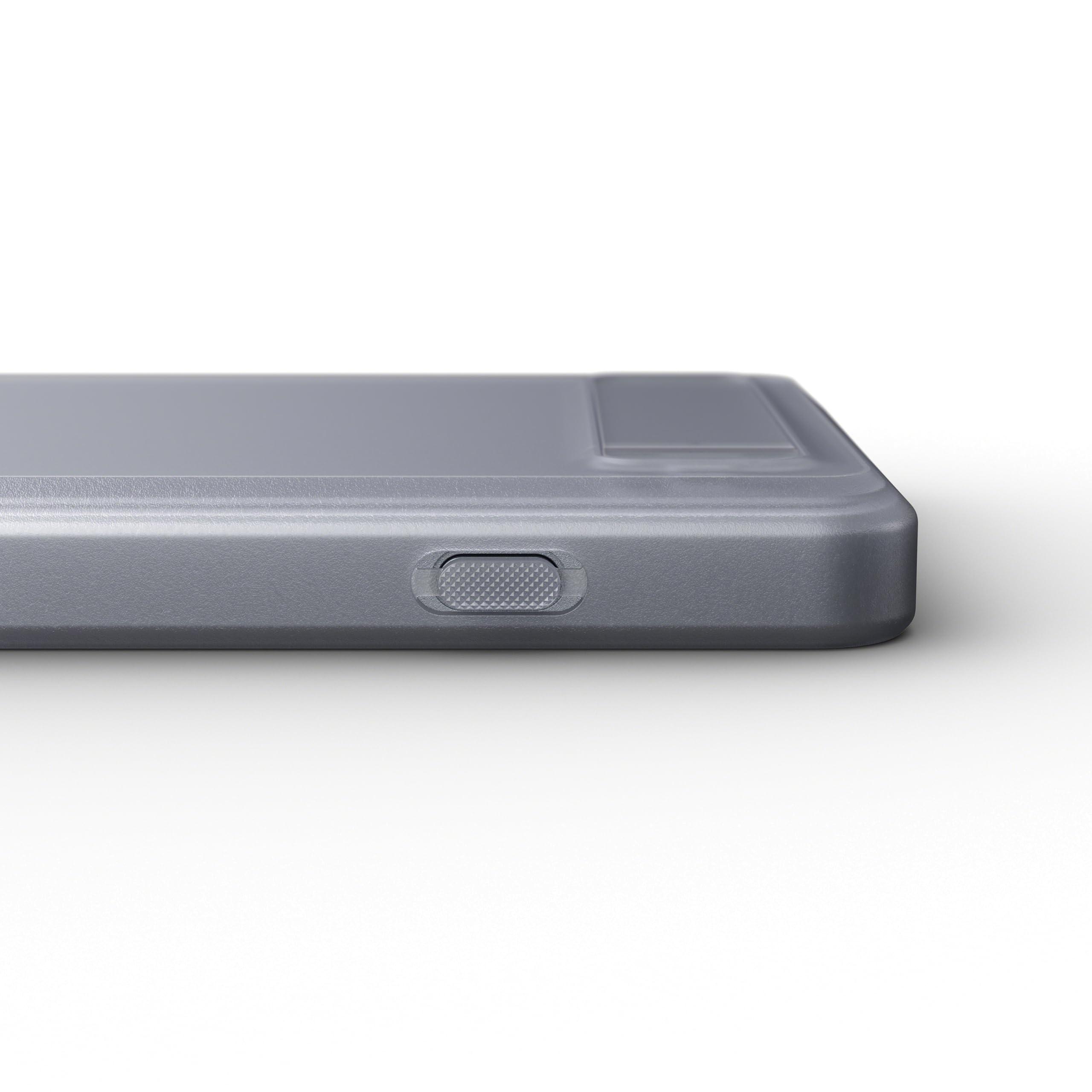 Funda para el teléfono Xperia 1 VIII: Funda Elegante con Soporte, protección, Recortes precisos, diseño de Perfil Fino y Mejor Agarre - Plata Iolite