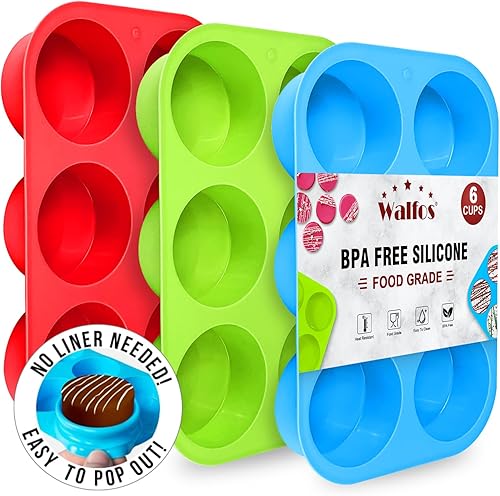 Miniatura 71 de Walfos Molde de silicona para letras y números de chocolate, molde antiadherente para chocolate, hecho de silicona de grado alimenticio, sin BPA, 2