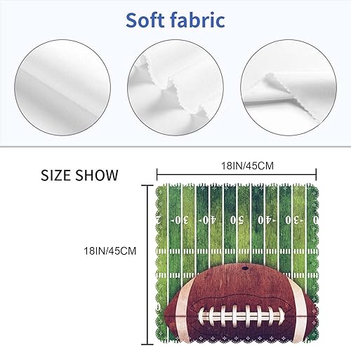 Miniatura 10 de Yibeas Juego de 4 servilletas de tela con diseño de abejas, diseño de panales de miel, fondo amarillo, servilletas de cena para cocina, 18 x 18