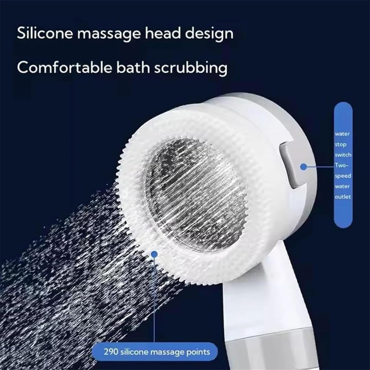 Camping Shower Pump - Rechargeable Outdoor Shower Head Sprayer, Portable Shower Head with Hose for Camping, Rechargeable Outdoor Shower Head Sprayer with Digital Display